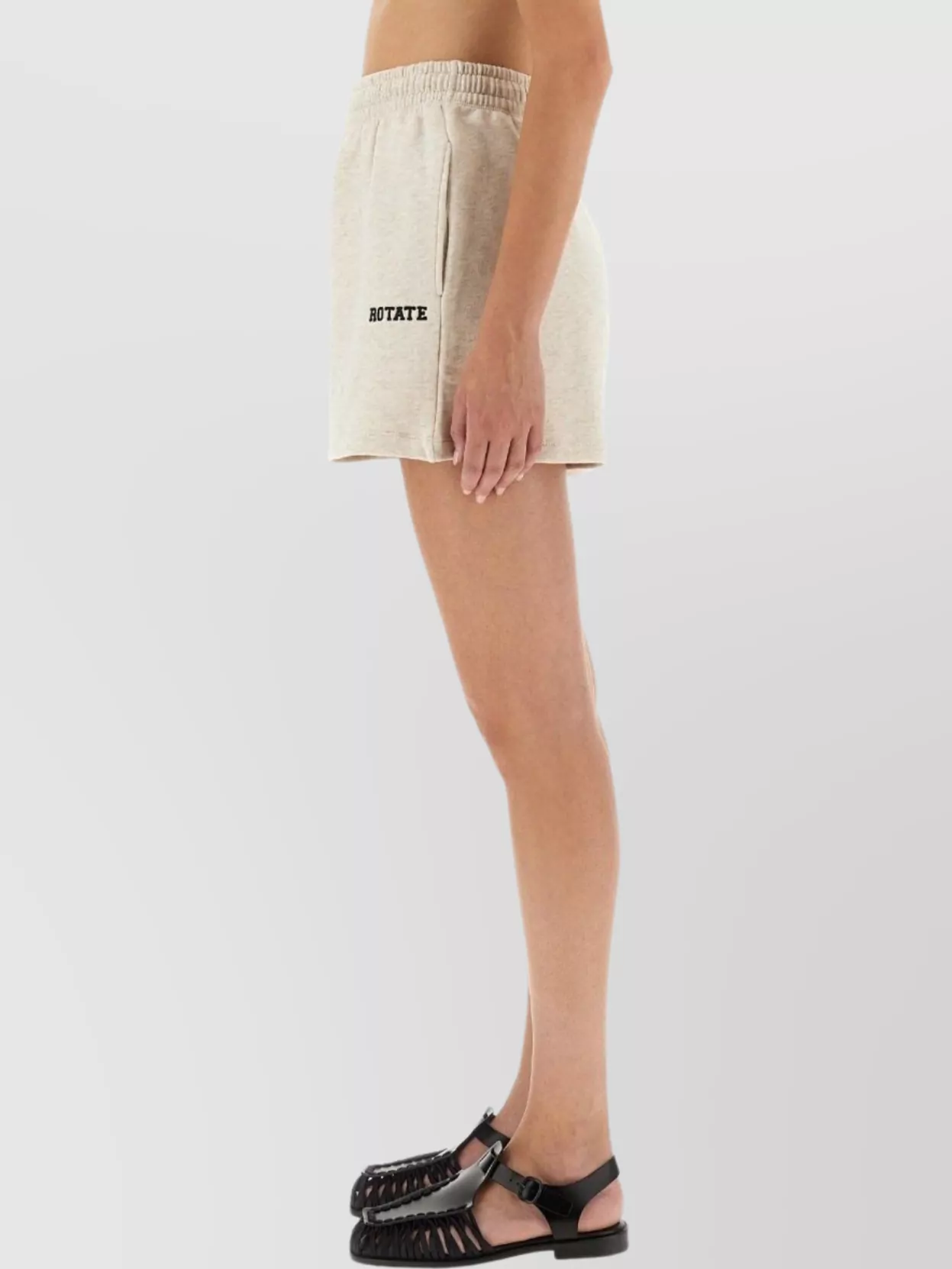 Rotate Birger Christensen Shorts Elastic Waistband Side Pockets