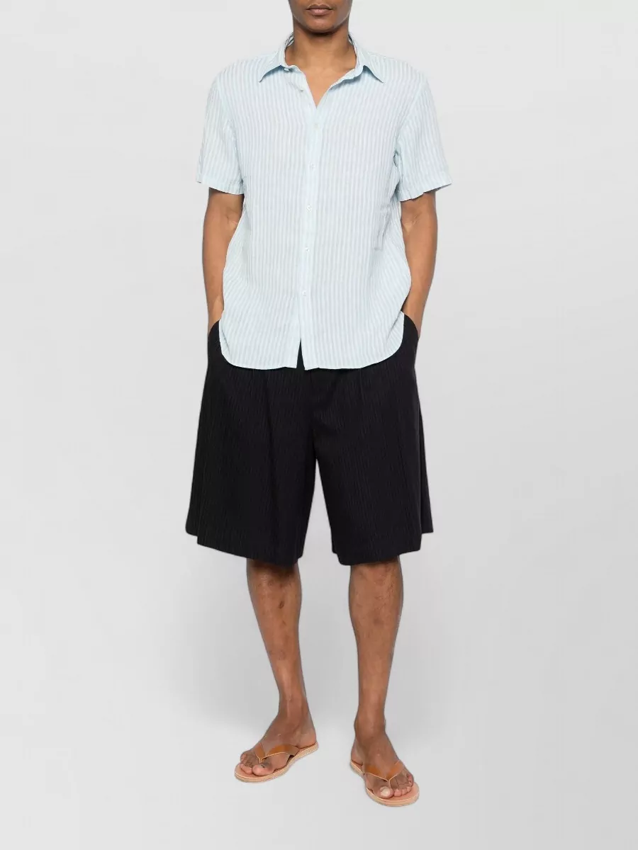 120% Lino Striped Linen Shirt