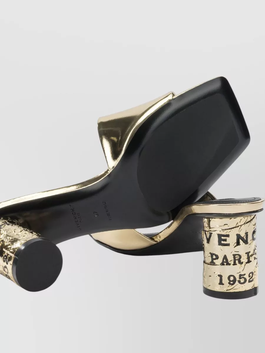 Givenchy Leather Mule Sandals
