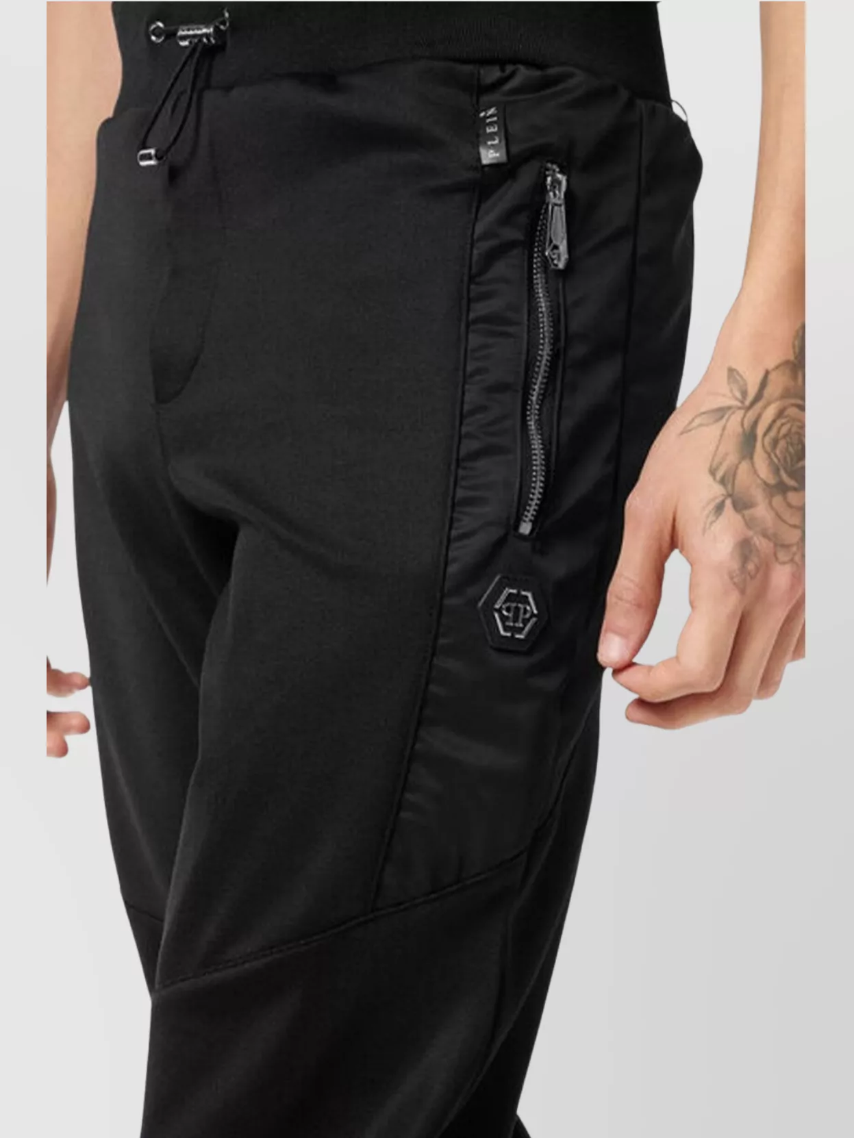 Philipp Plein Drawstring Waist Trousers Zip Pockets