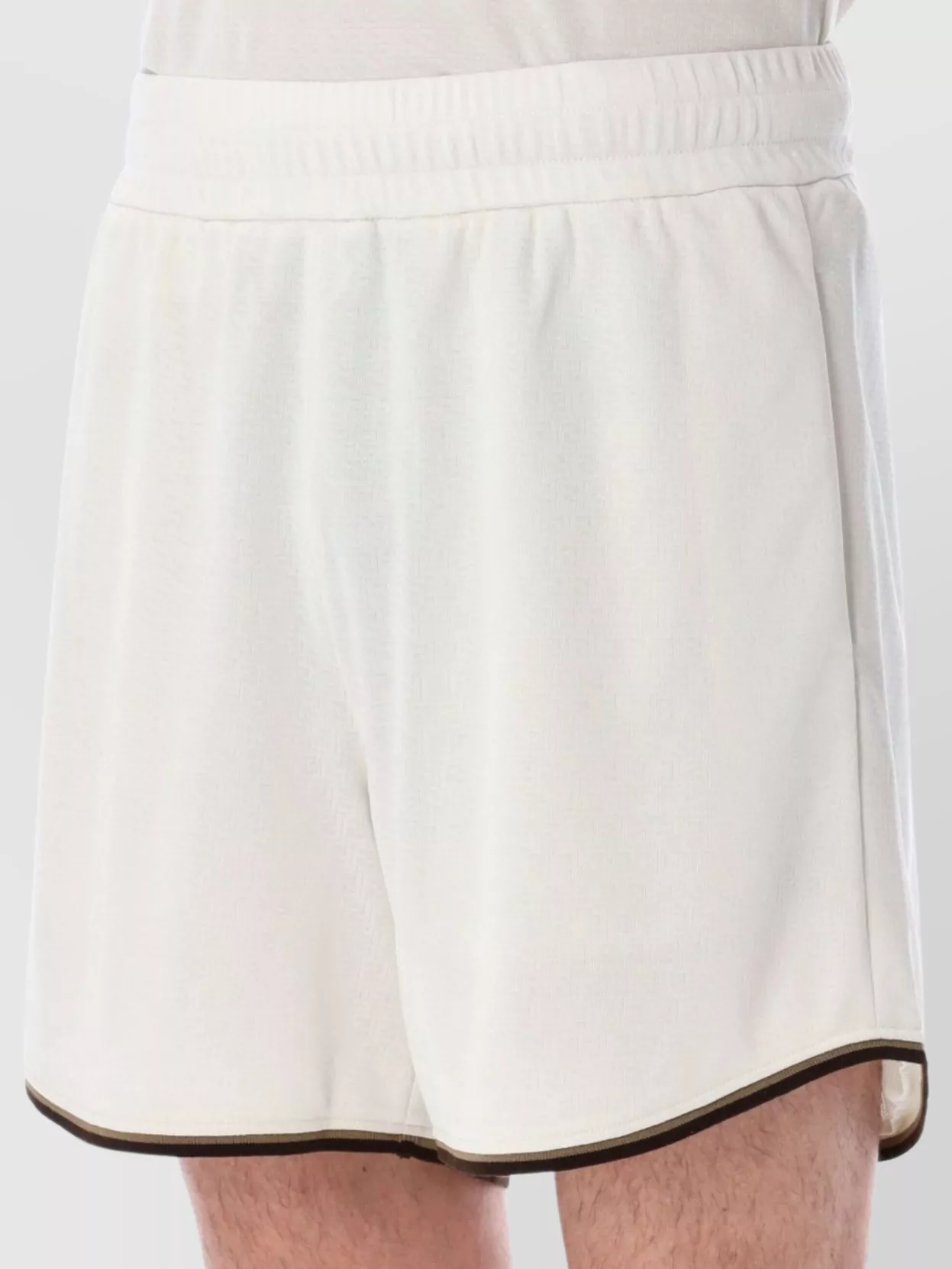Fendi Football Bermuda Contrast Trim