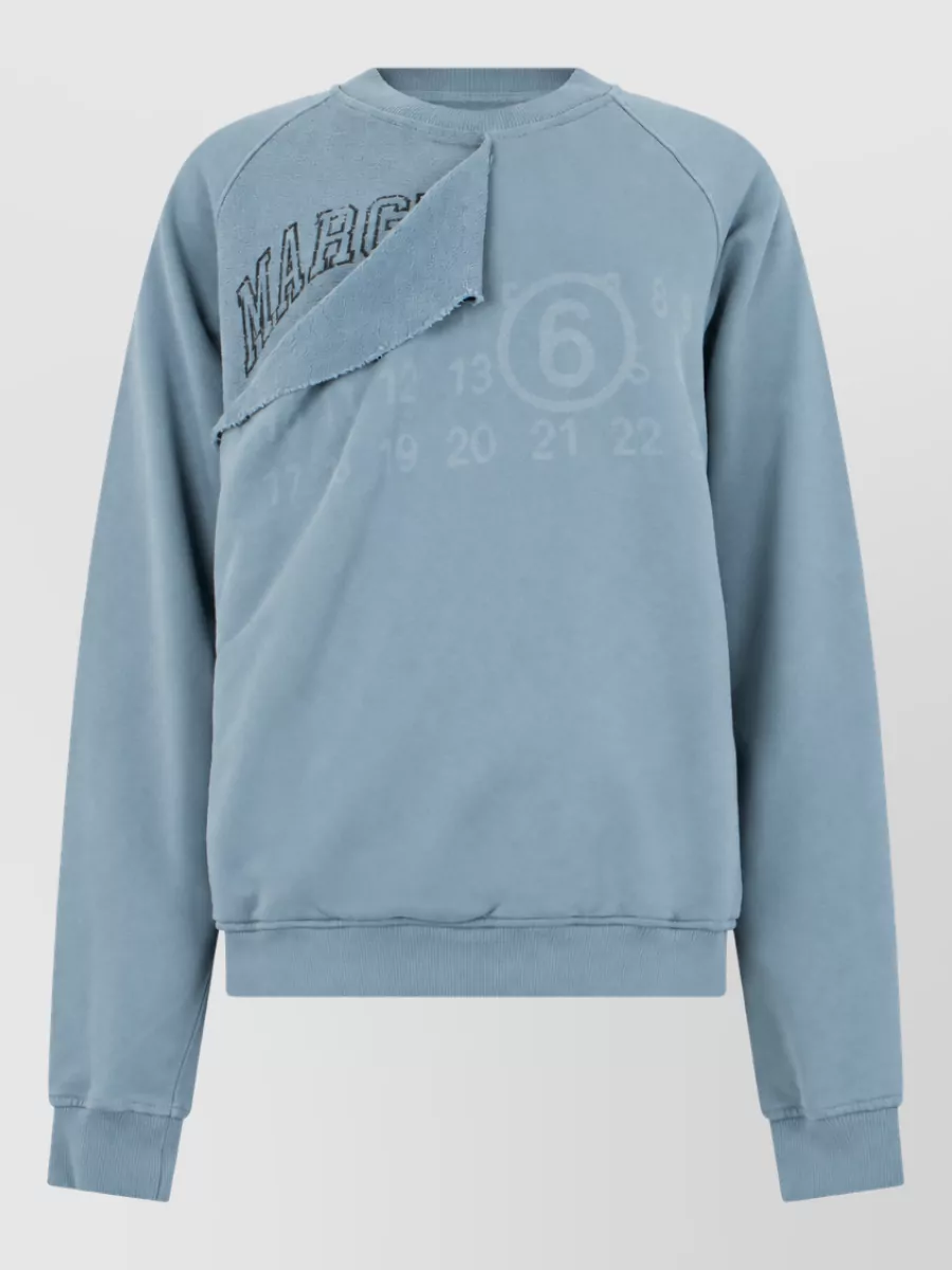 Mm6 Maison Margiela Cotton logo-print sweatshirt