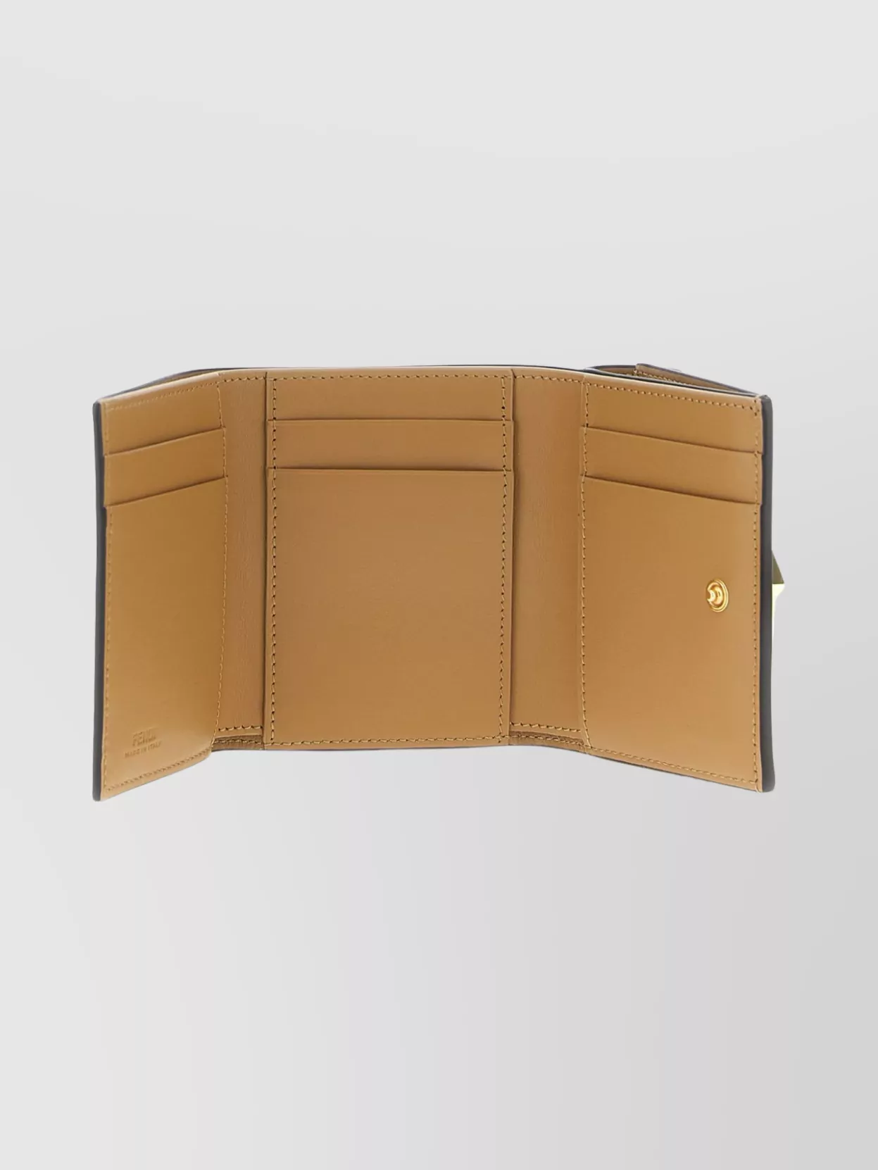Fendi Tri-Fold Wallet Diamond Pattern