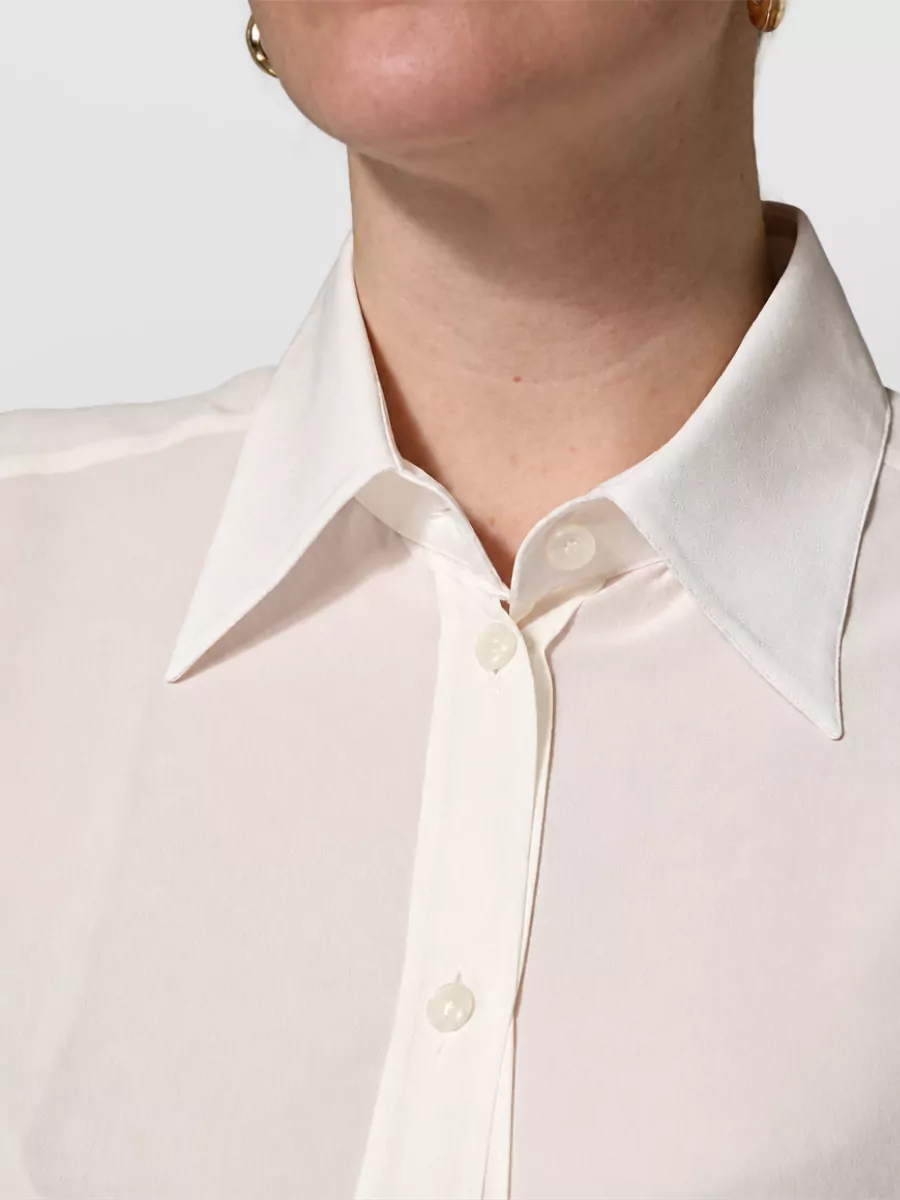 Dolce&Gabbana Silk Long-Sleeve Blouse