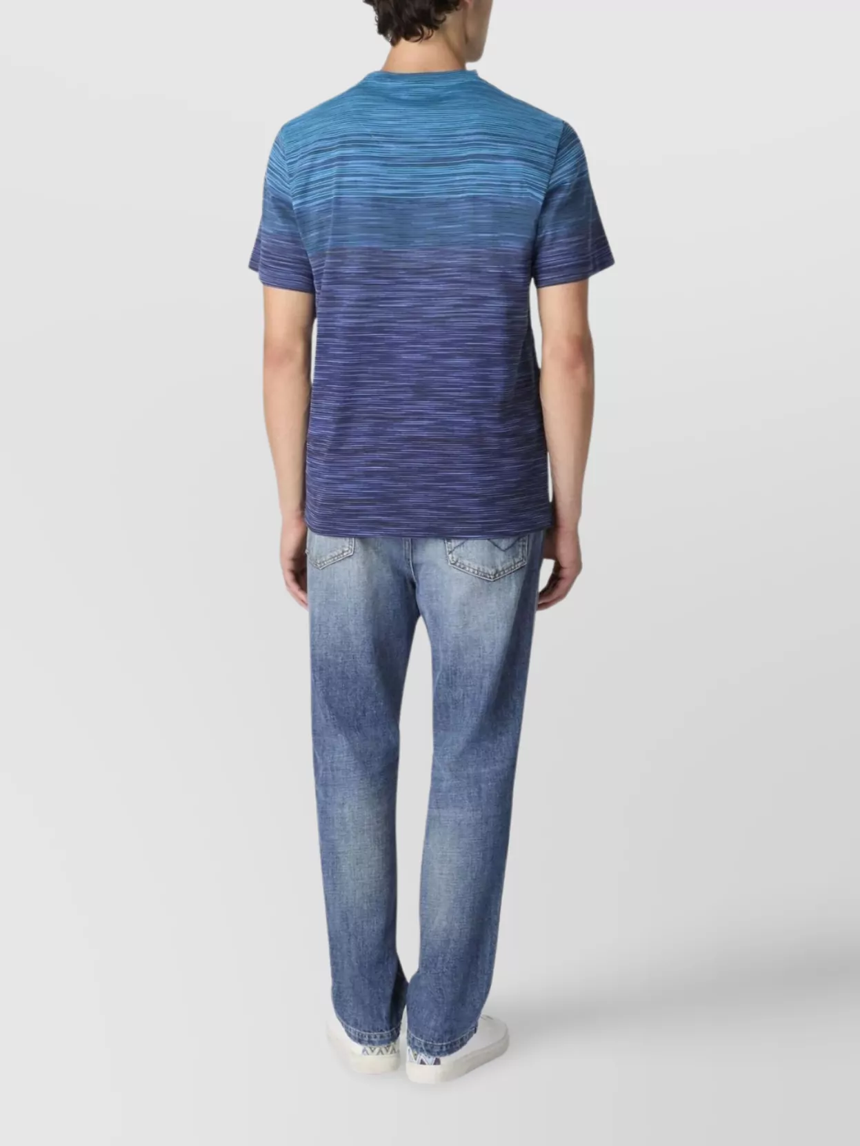 Missoni Short Sleeve Striped Gradient T-Shirt