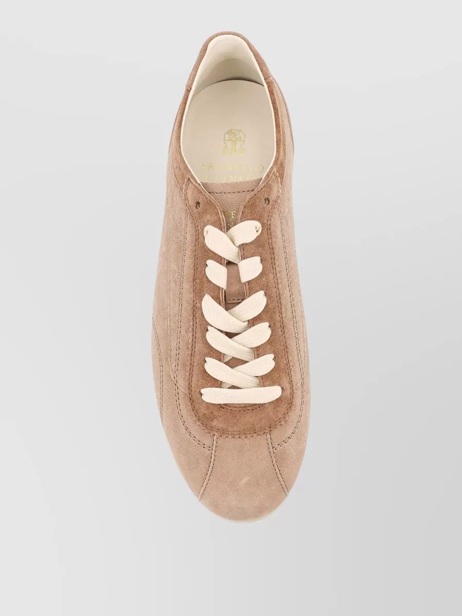Brunello Cucinelli Leather Low-Top Sneakers