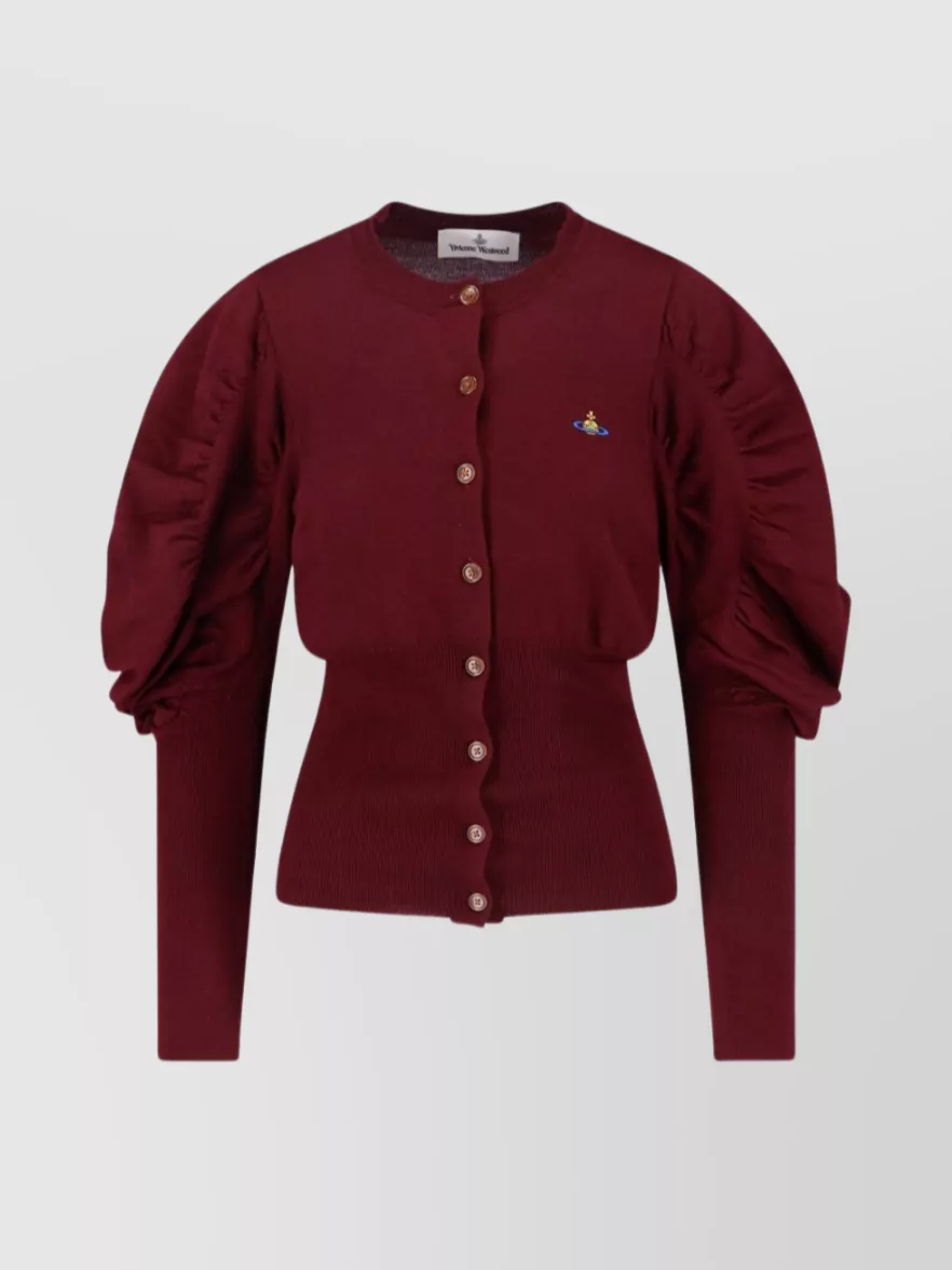 Vivienne Westwood Long Sleeve Knitwear With Puff Design In Multi