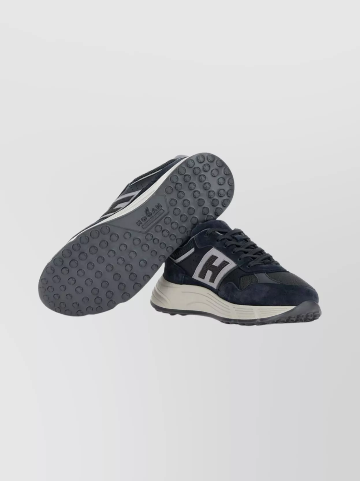 Hogan Sneakers With Mesh And Suede Panels