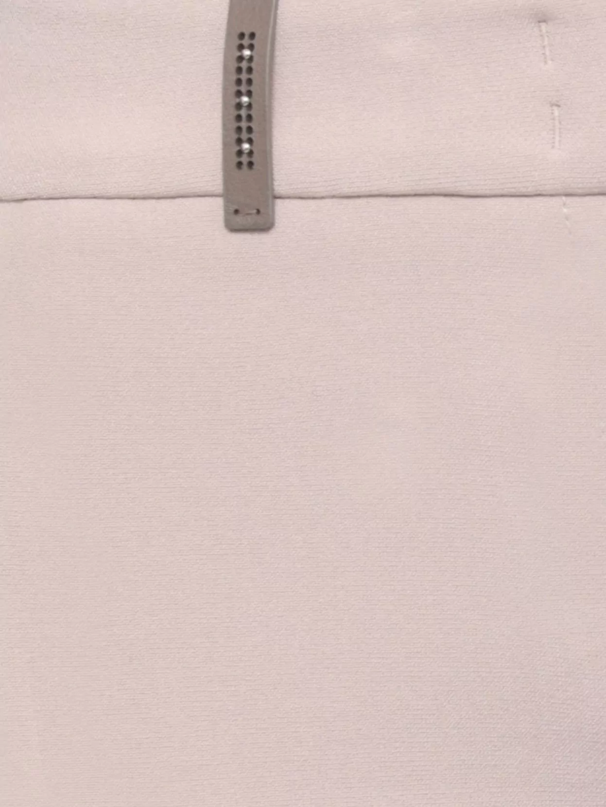 Peserico Women's Cropped Trousers Leather Detail