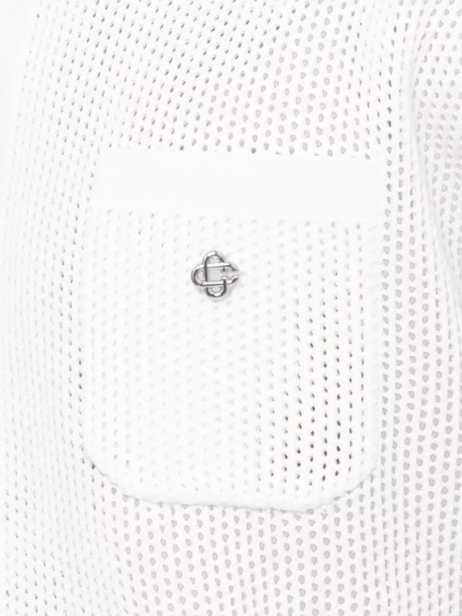 Casablanca Perforated Short-Sleeve Shirt