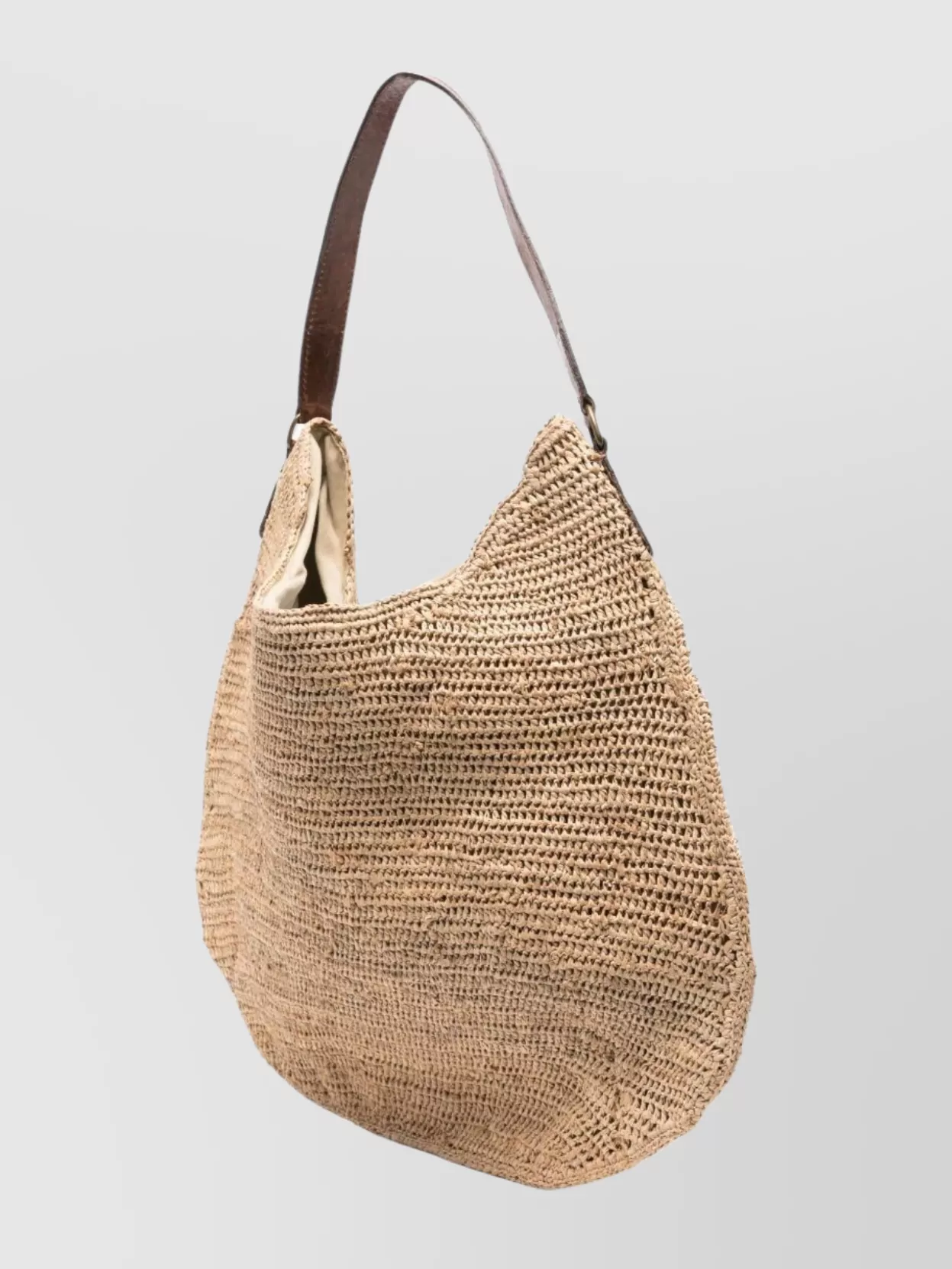 Ibeliv Woven Texture Shoulder Bag With Single Strap