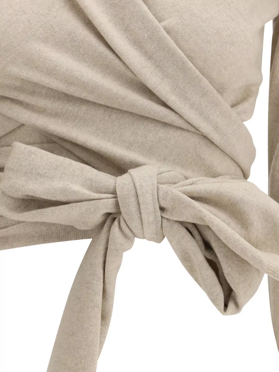 Alaïa Cashmere Wrap Knitted Top