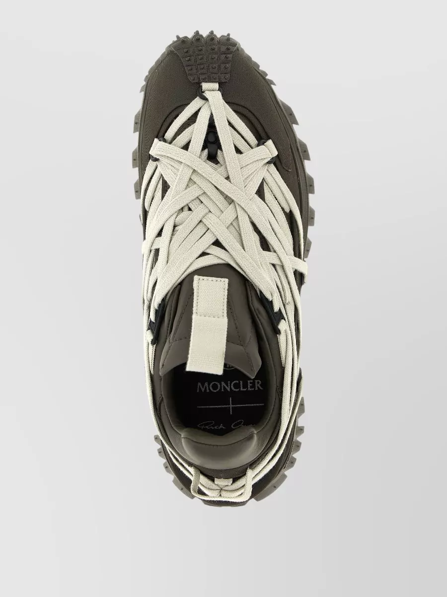 Rick Owens Moncler Trailgrip Megalace Sneakers Chunky Sole