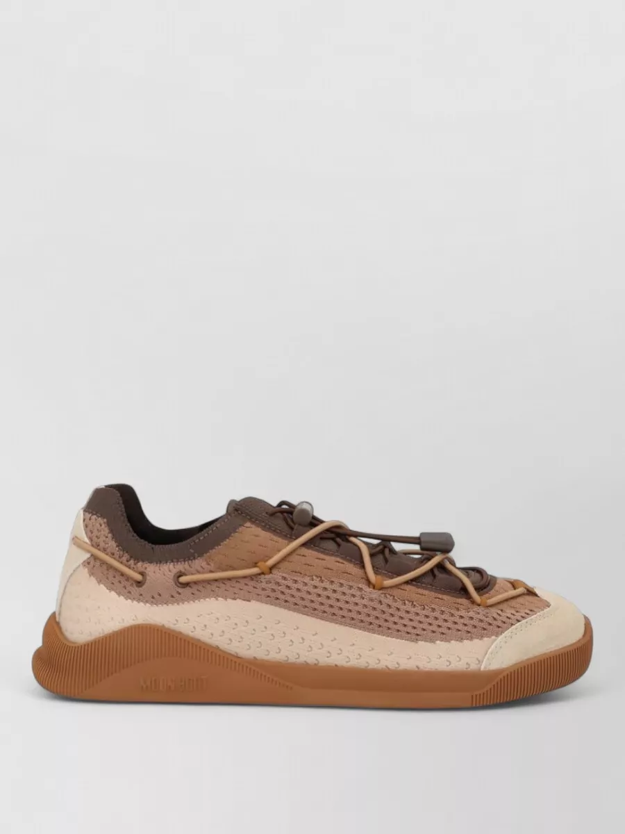 Moon Boot Mesh Sneakers Rubber Sole Pull Tab