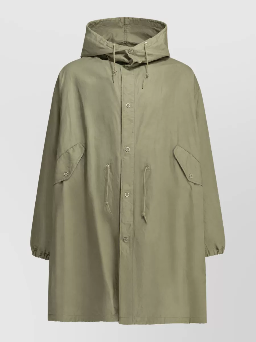 Comme Des Garçons Homme Cotton Linen Duffle Coat