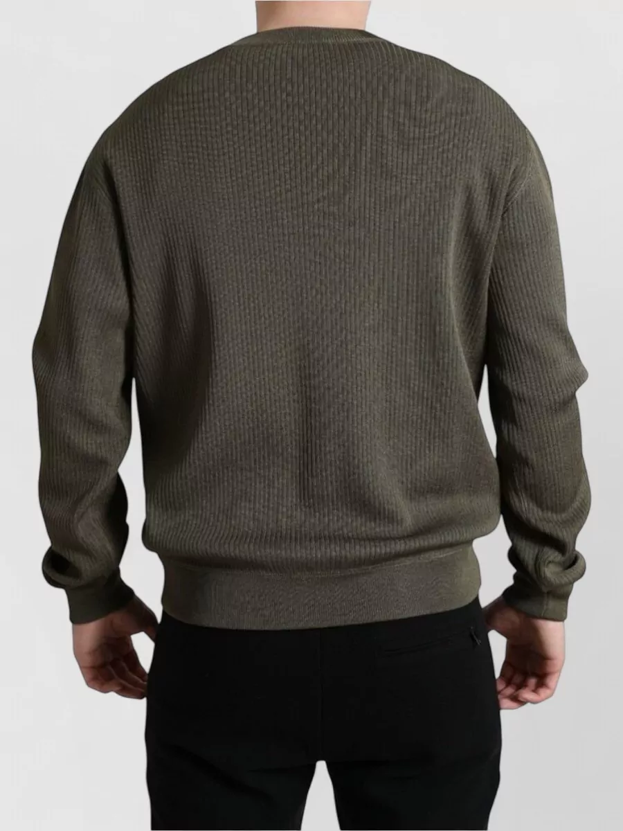 Dolce&Gabbana Viscose Ribbed Crew-Neck Sweater