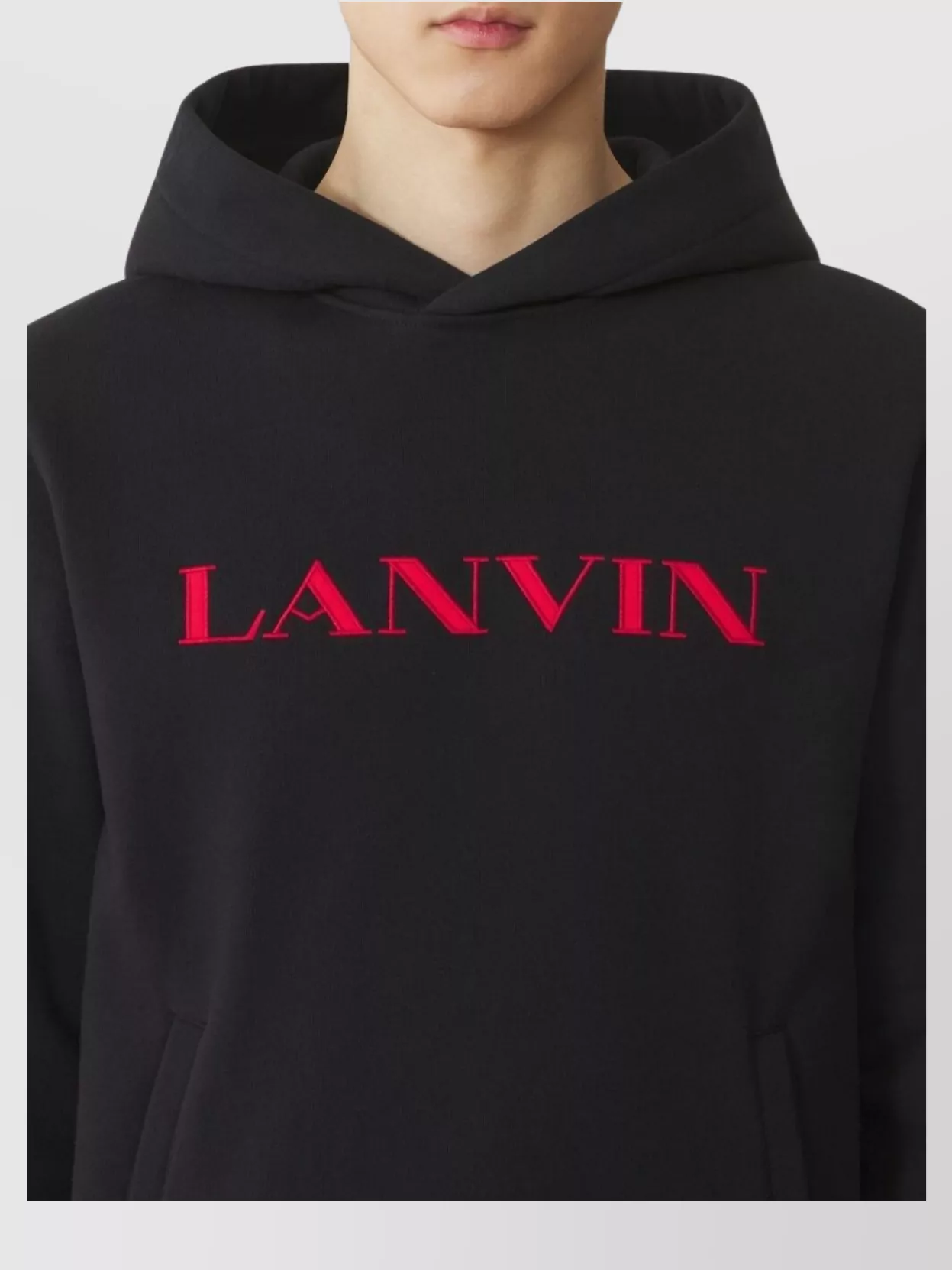 Lanvin Hooded Kangaroo Pocket Sweater
