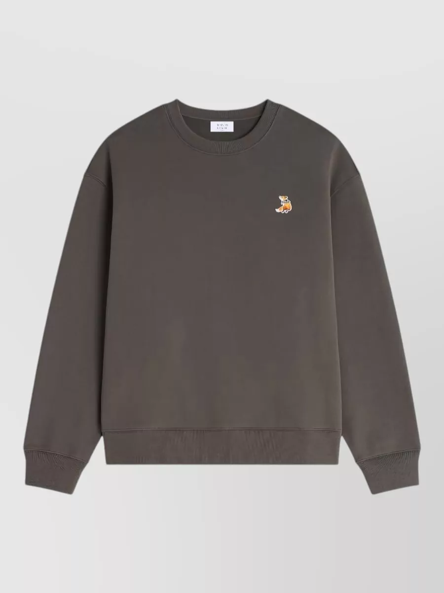 Maison Kitsuné Cotton Crewneck Sweatshirt