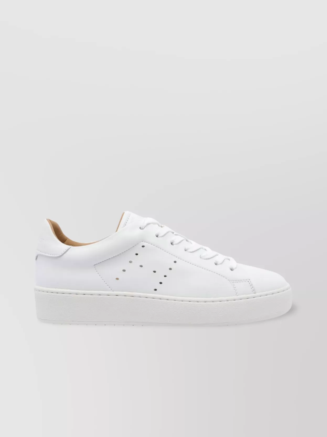 Hogan Low Top Leather Sneakers With H Logo