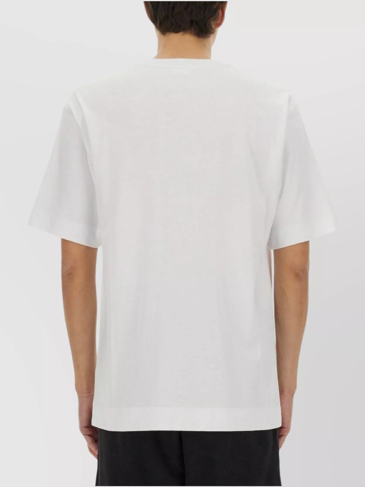 Dries Van Noten Crew Neck Short Sleeve Cotton T-Shirt
