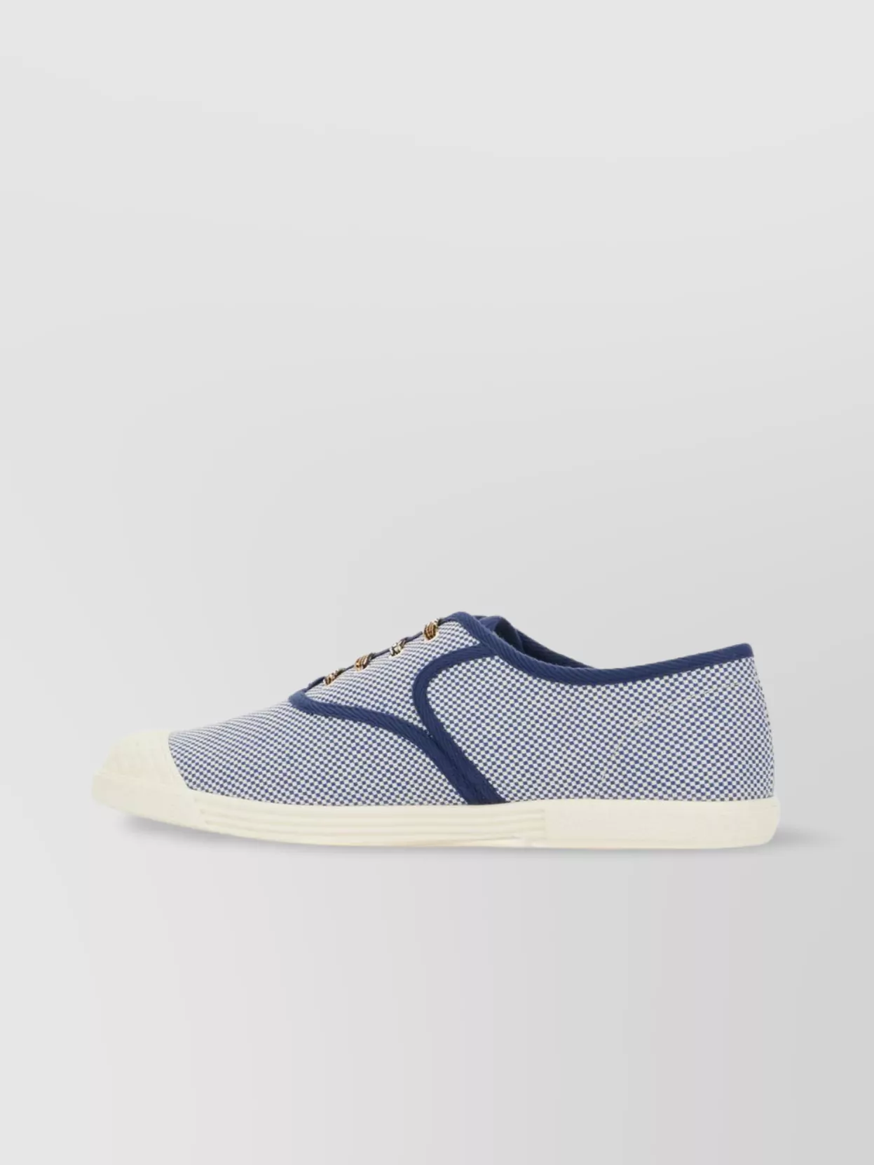 Valentino Garavani Embroidered Fabric Sneakers Round Toe