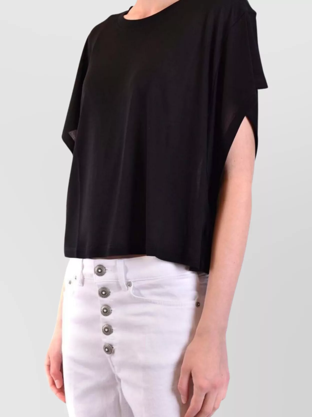 Dondup Lightweight Plain Relaxed Round Short
