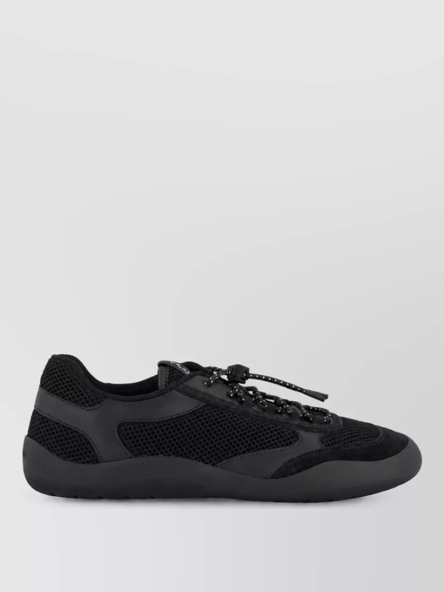 Prada Leather Low Top Lace-Up Shoes