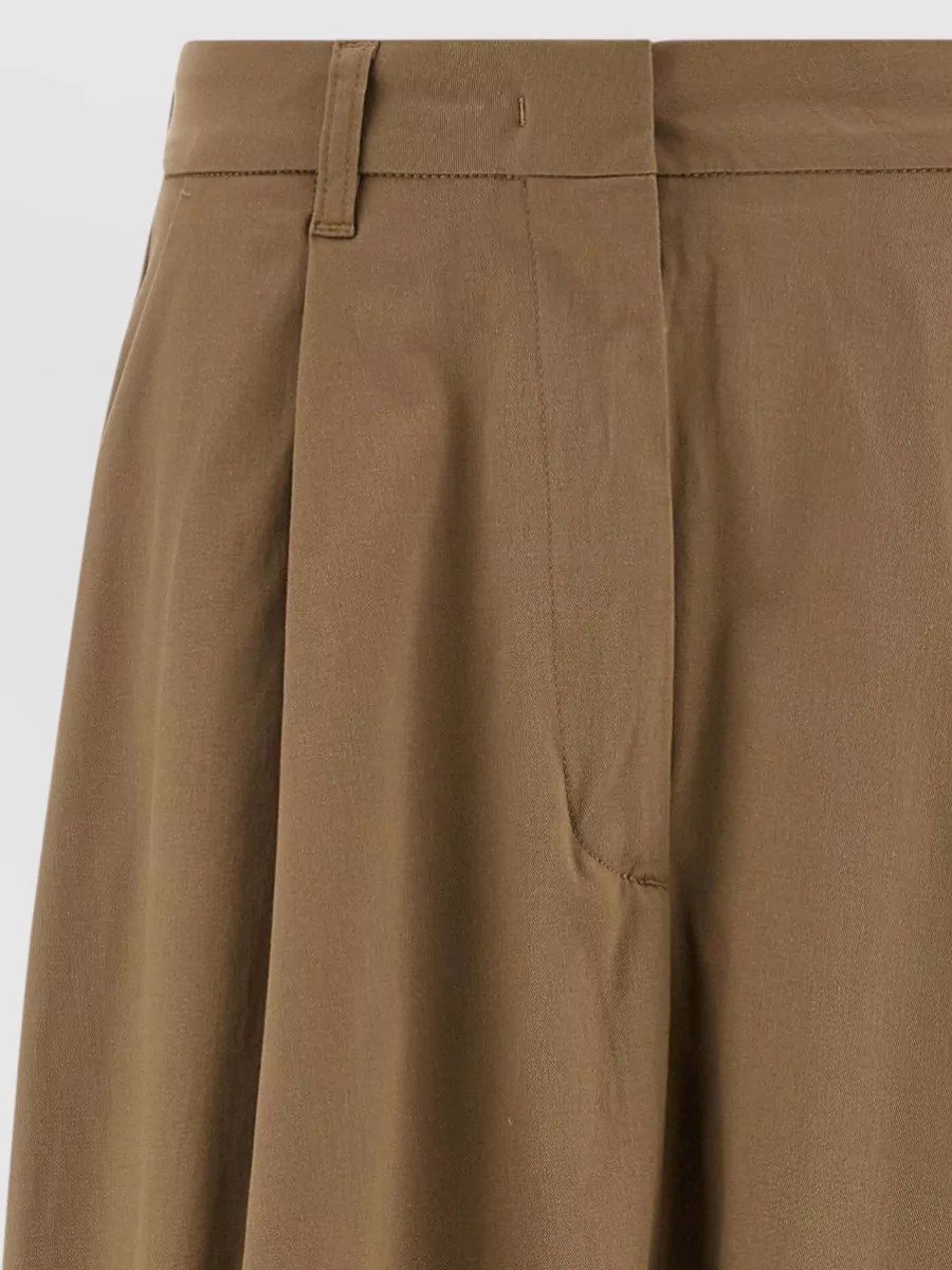 Thelatest Cotton Pleated Maxi Skirt