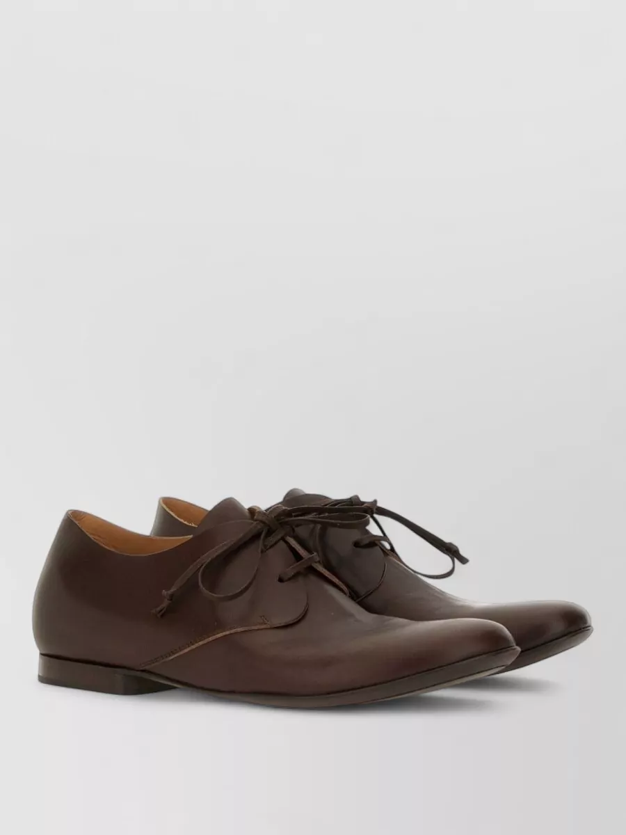 Uma Wang Leather Derby Lace-Up Shoes