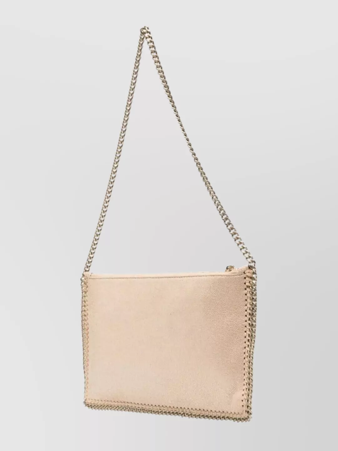Stella Mccartney Chain Strap Metallic Clutch Bag