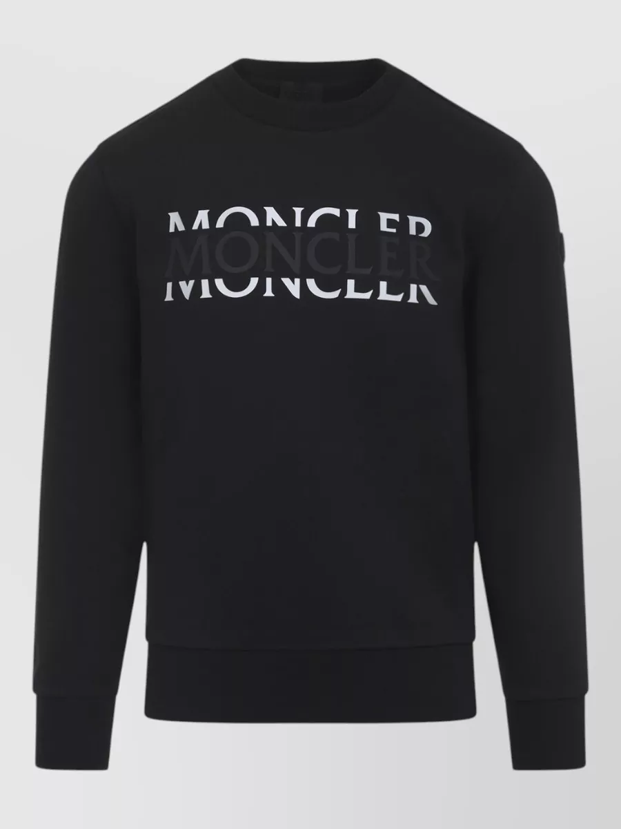Moncler cotton logo-print sweatshirt