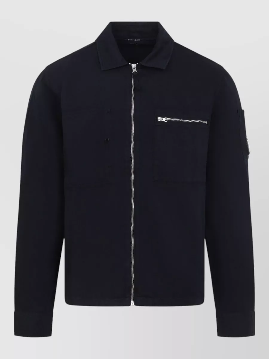 C.P. Company Linen blend shirt jacket