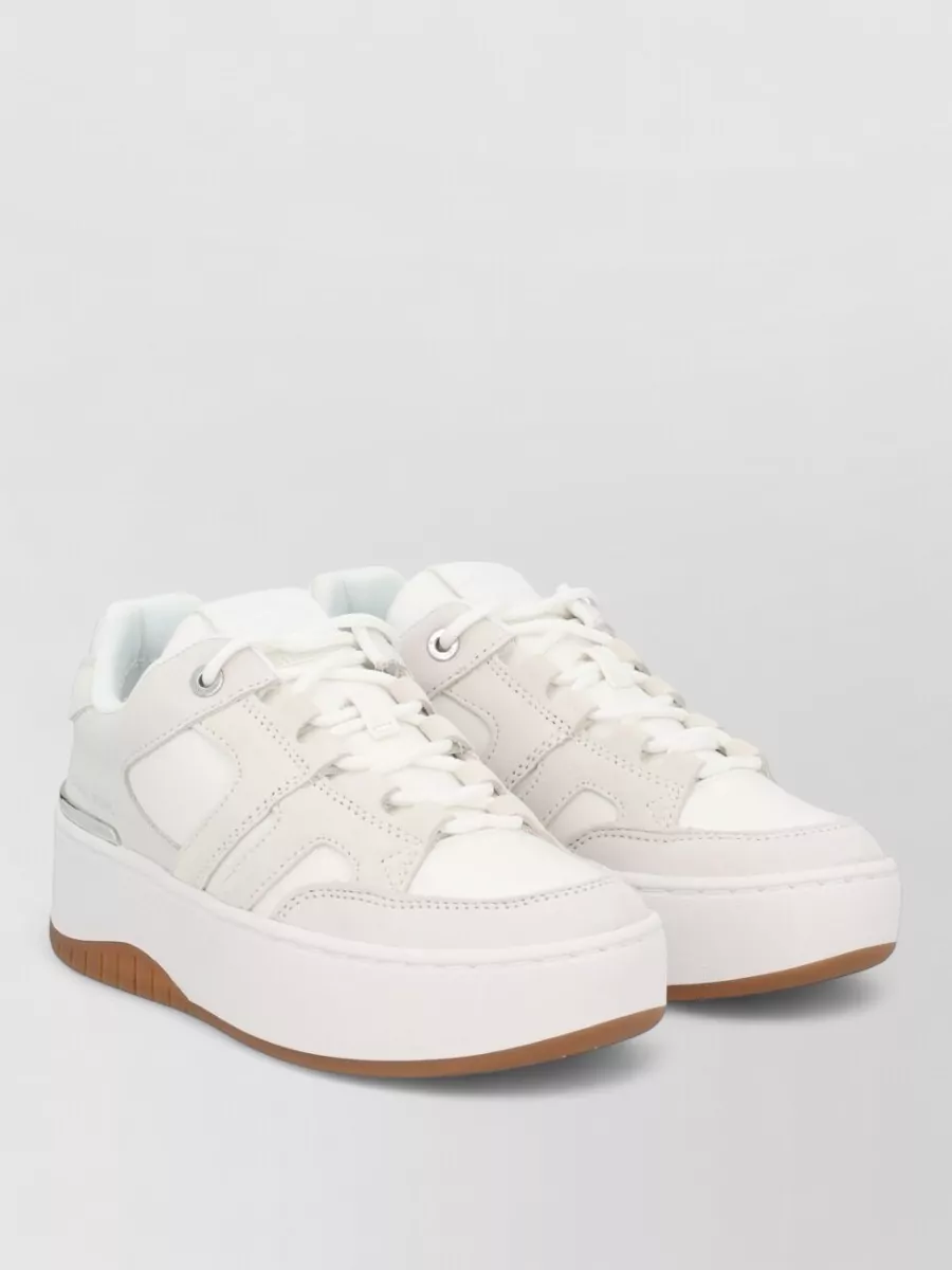 Michael Kors Platform Sneakers Contrast Sole Design