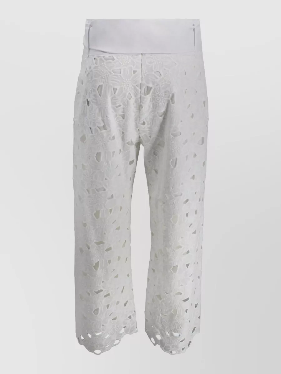 D.exterior Cotton High-Rise Belted Tailored Shorts