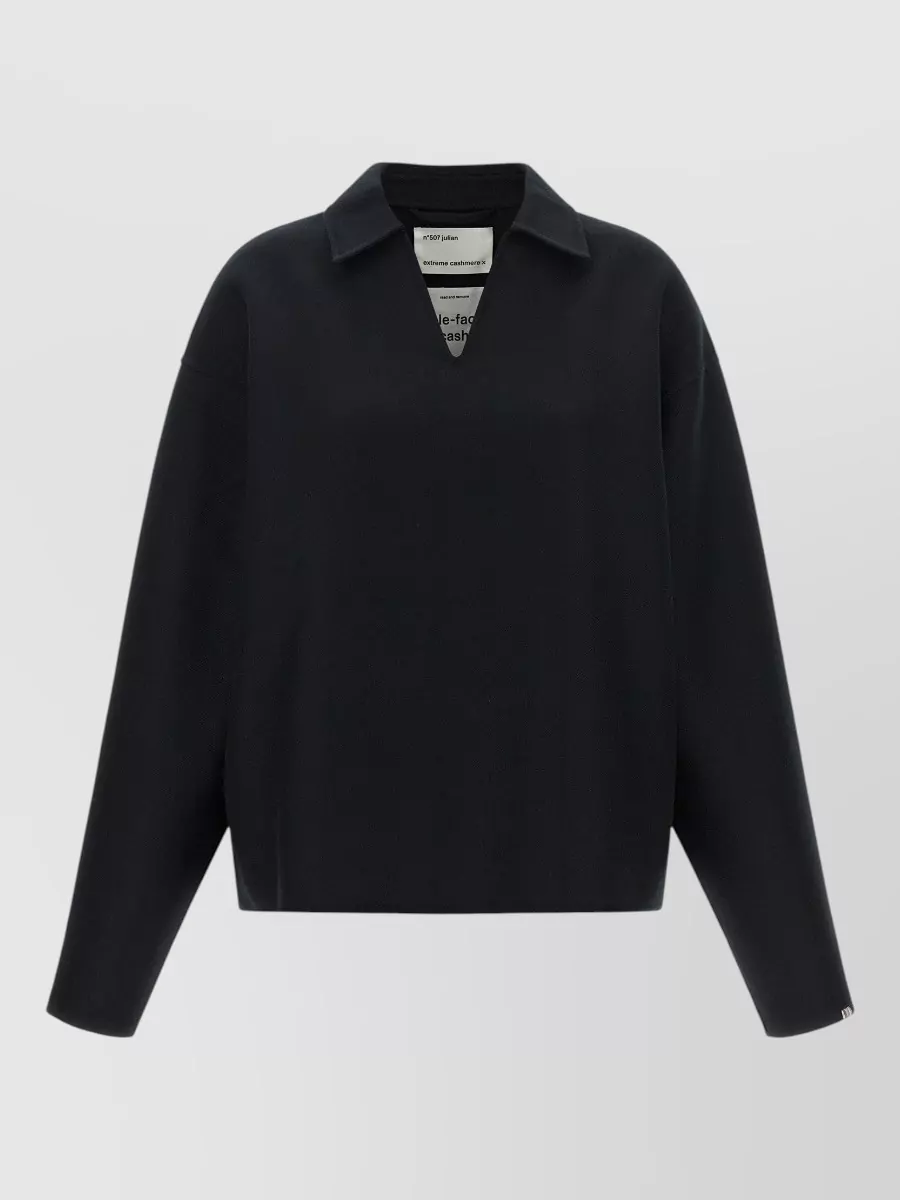 Extreme Cashmere cashmere wool v-neck long-sleeve jumper