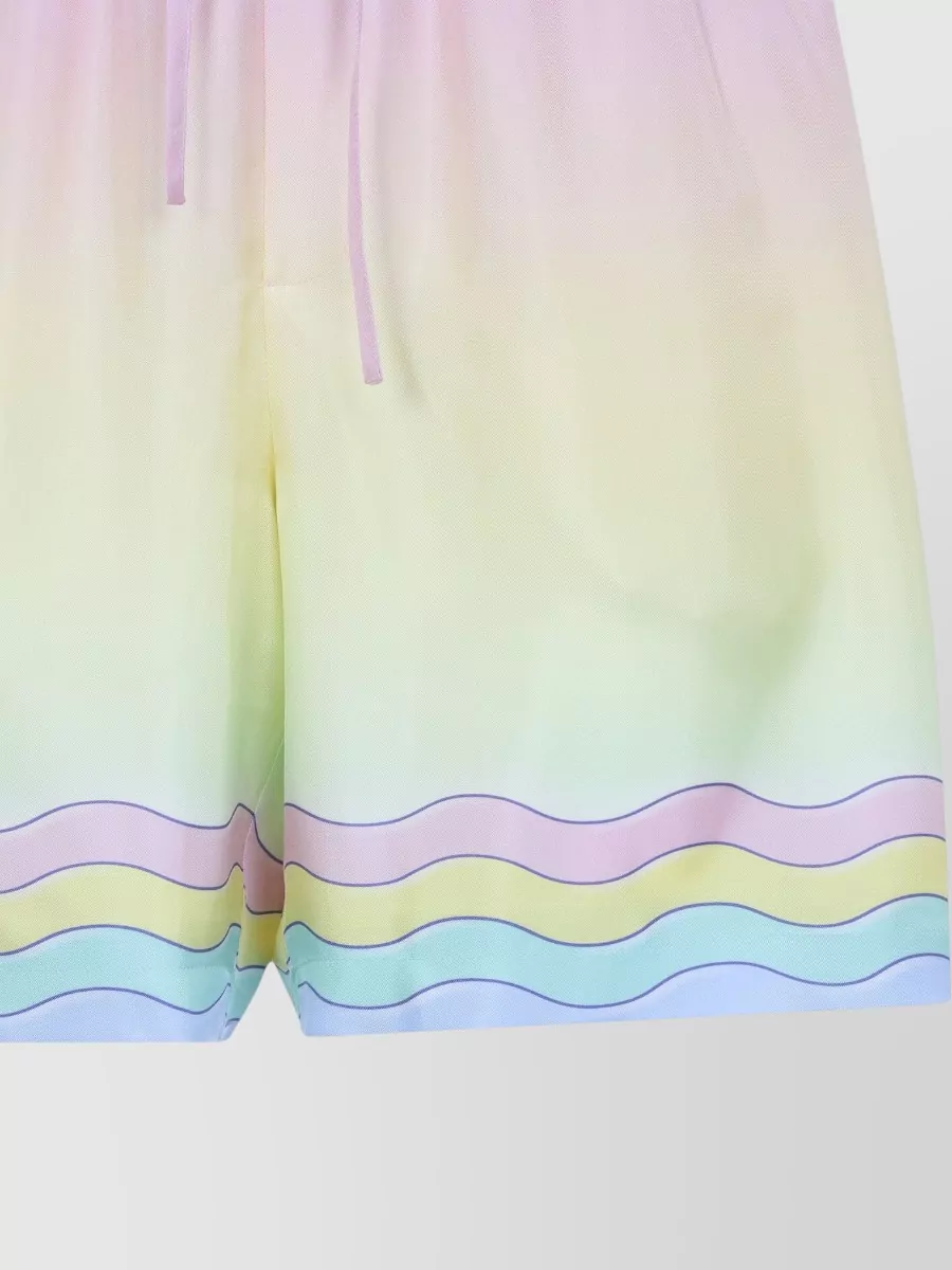 Casablanca Silk Printed Deck Shorts