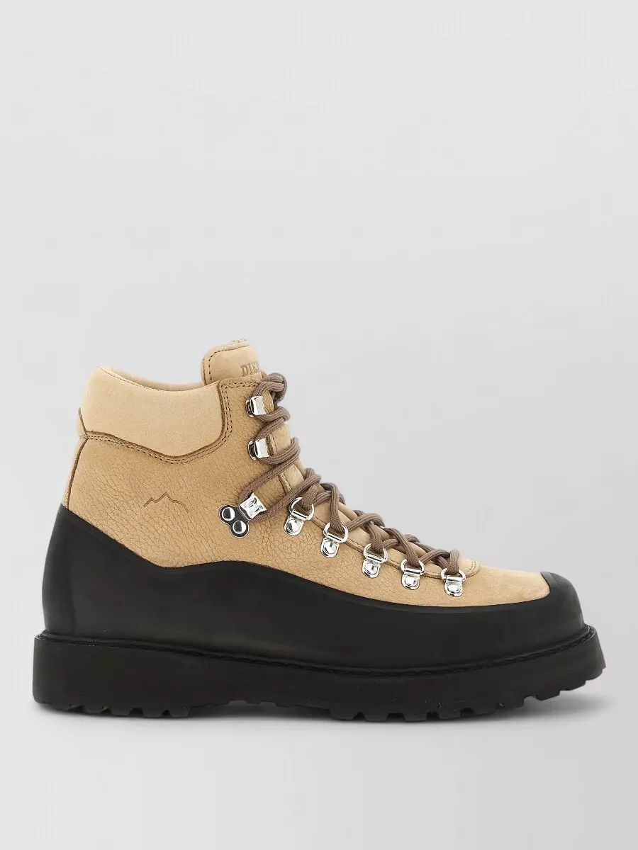 Diemme Leather Roccia Vet Gomma Ankle Boots