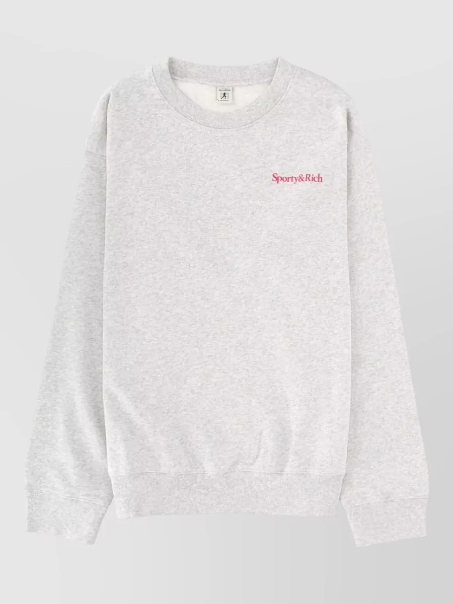 Sporty & Rich Logo Print Sweatshirt
