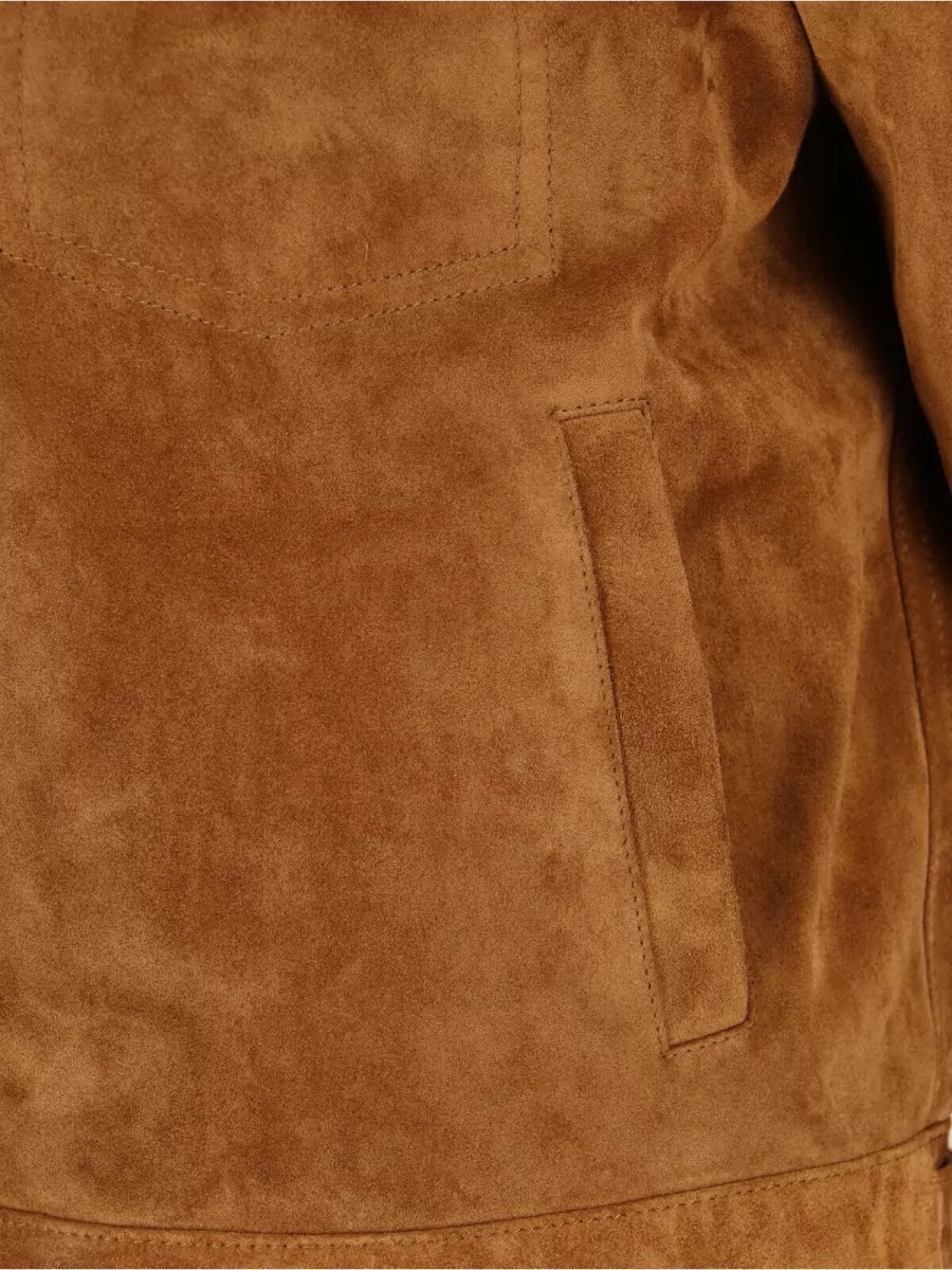 Saint Laurent Leather Single-Breasted Coat