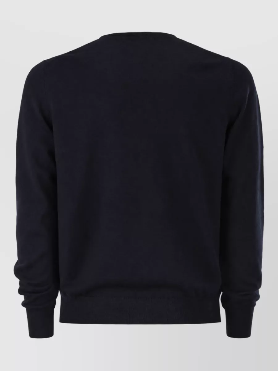 Kiton Wool Long-Sleeve Crew-Neck Jumper