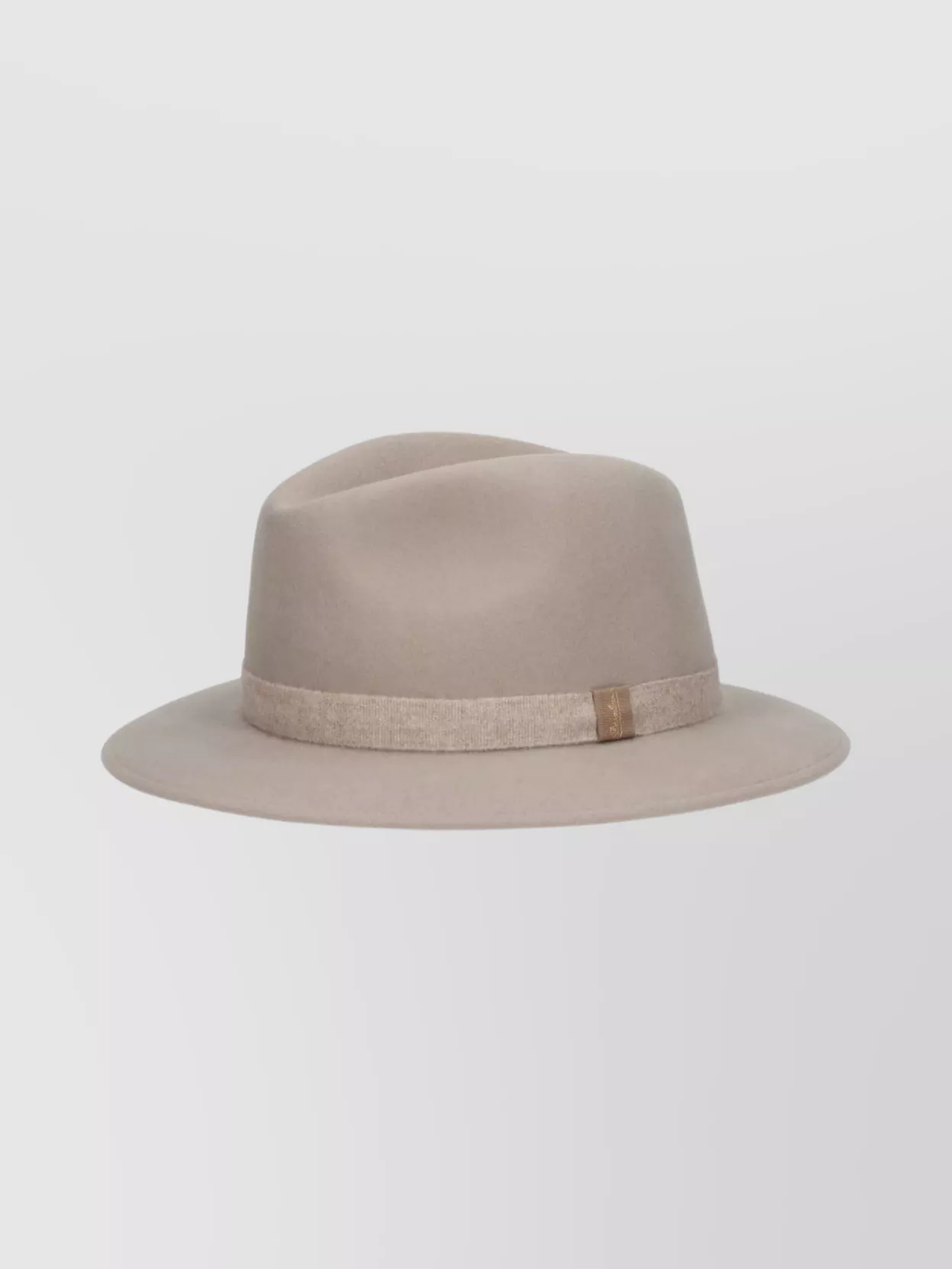 Borsalino Wide Brim Hat Grosgrain Ribbon