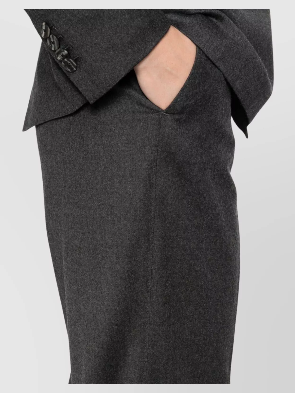 Tagliatore Wool Suit Jacket Double-Breasted Design