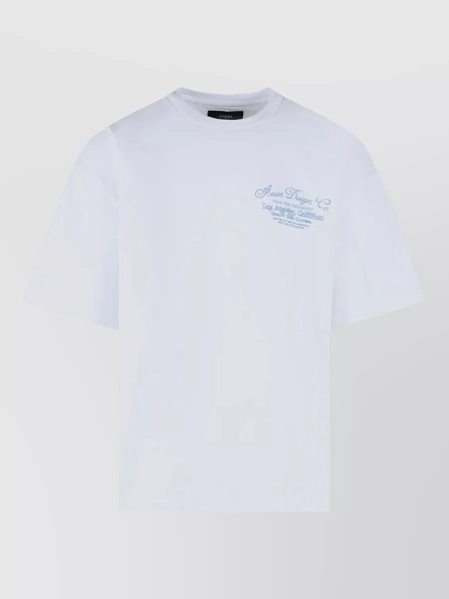 Amiri Cotton graphic print oversized t-shirt