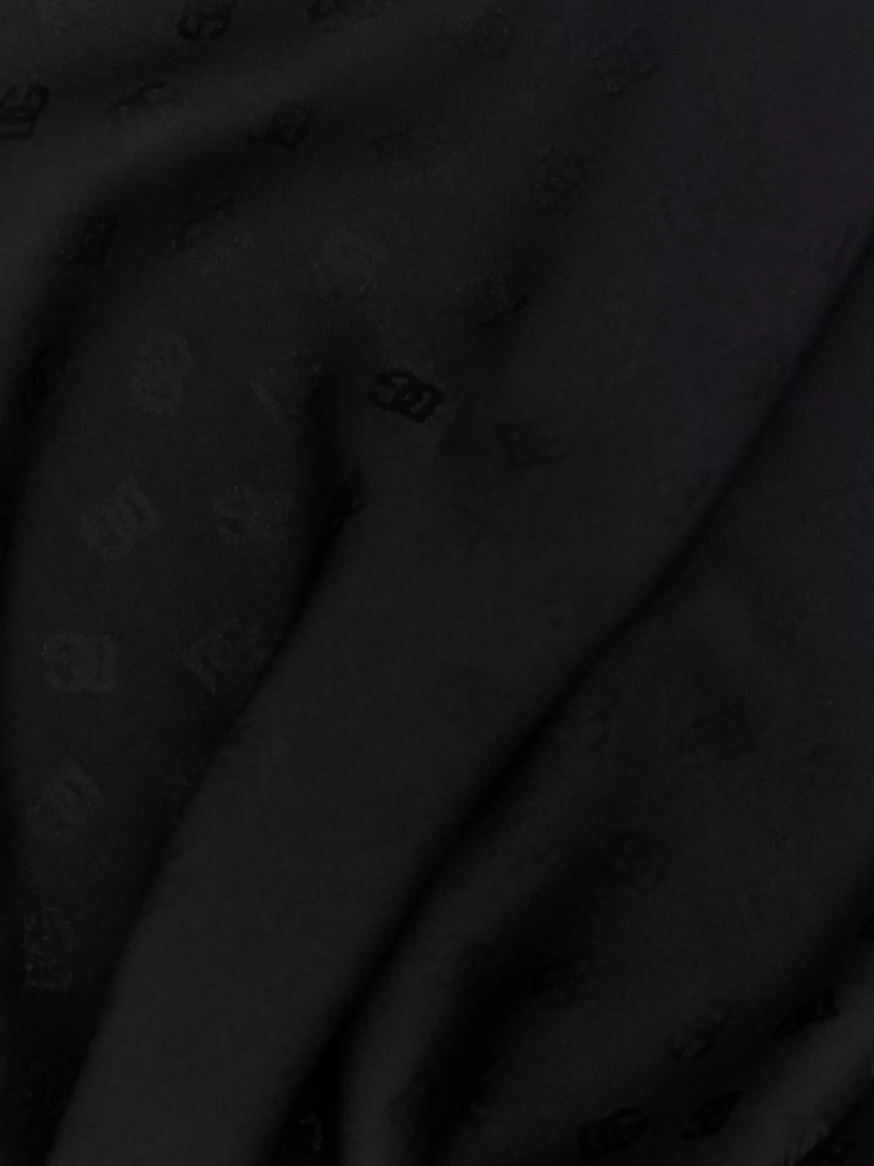 Dolce&Gabbana Signature Square Scarf In Lightweight Fabric