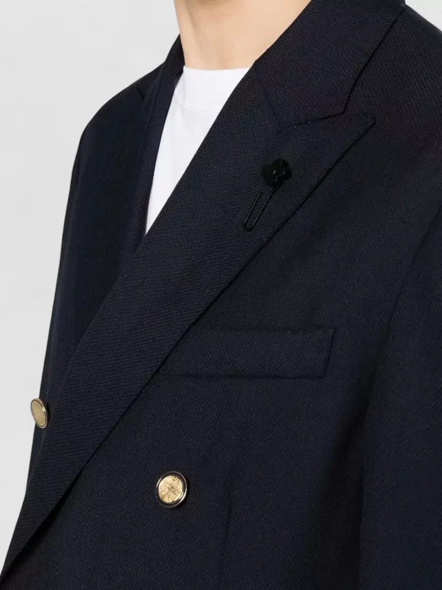 Lardini Roma Mens Double Breasted Blazer Jacket