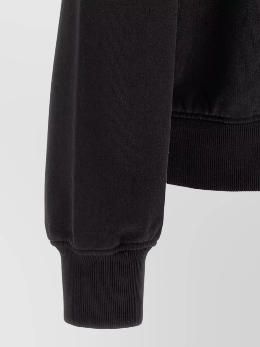 Dolce&Gabbana Ribbed Hooded Zip Jacket