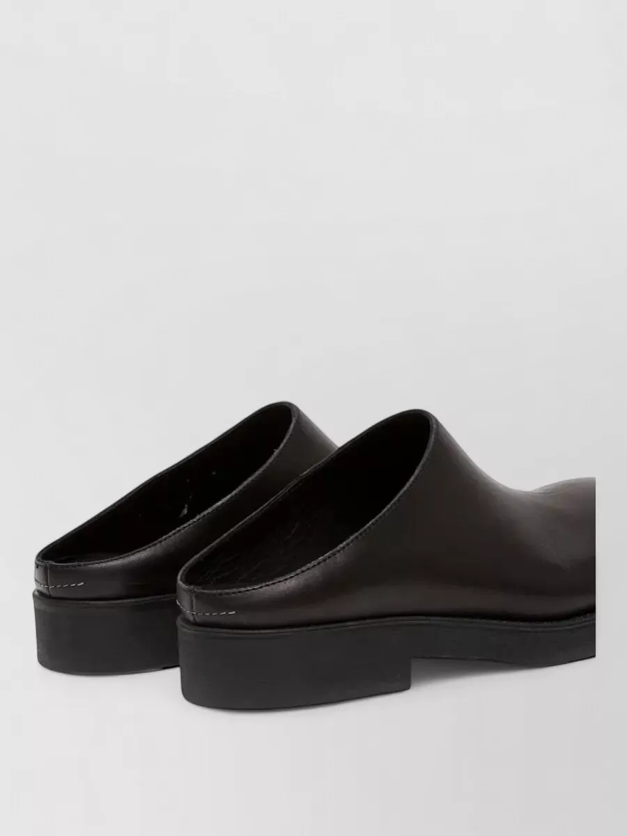 Mm6 Maison Margiela Leather Mules