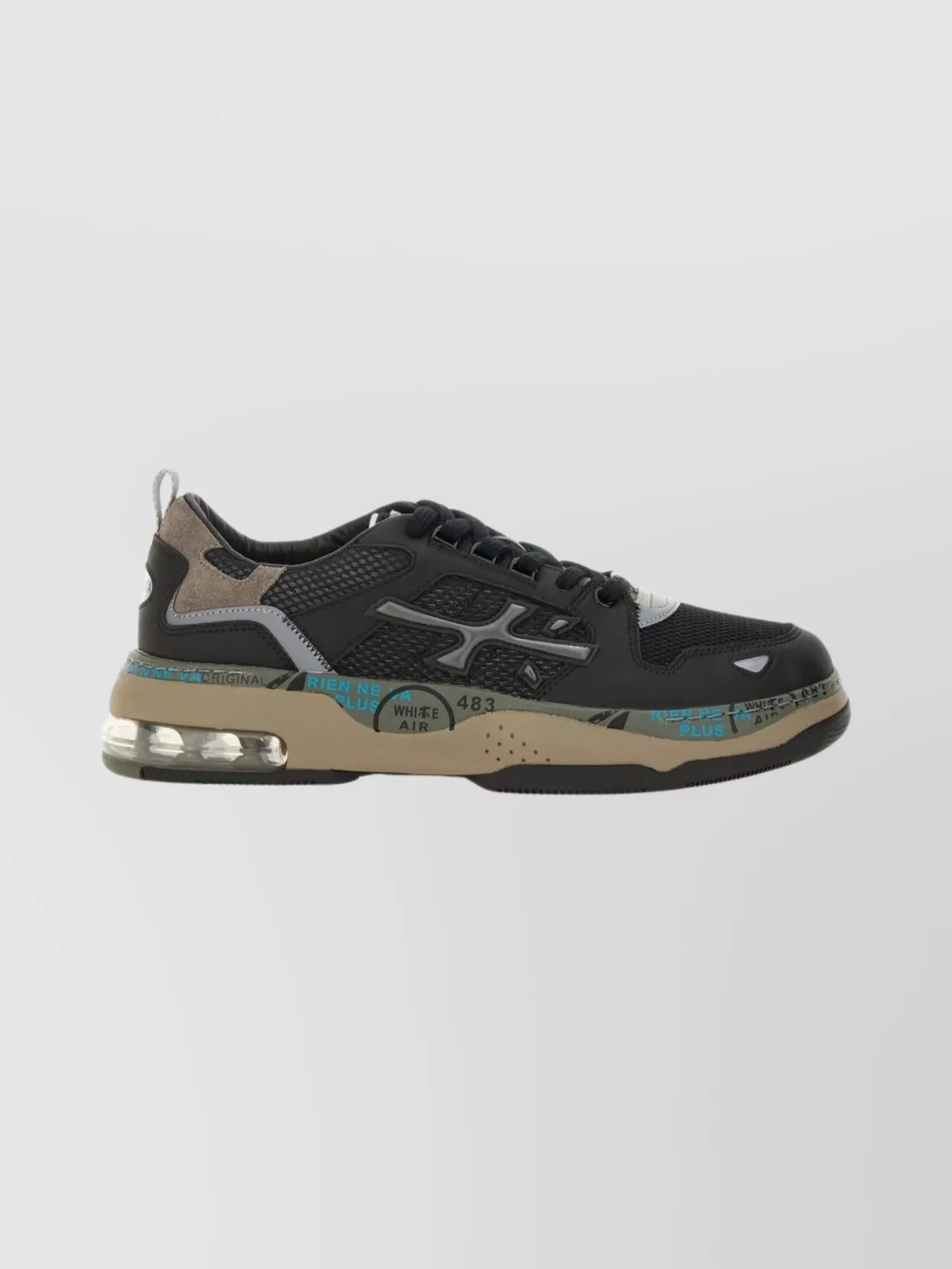 Premiata Breathable Sneakers Rubber Sole