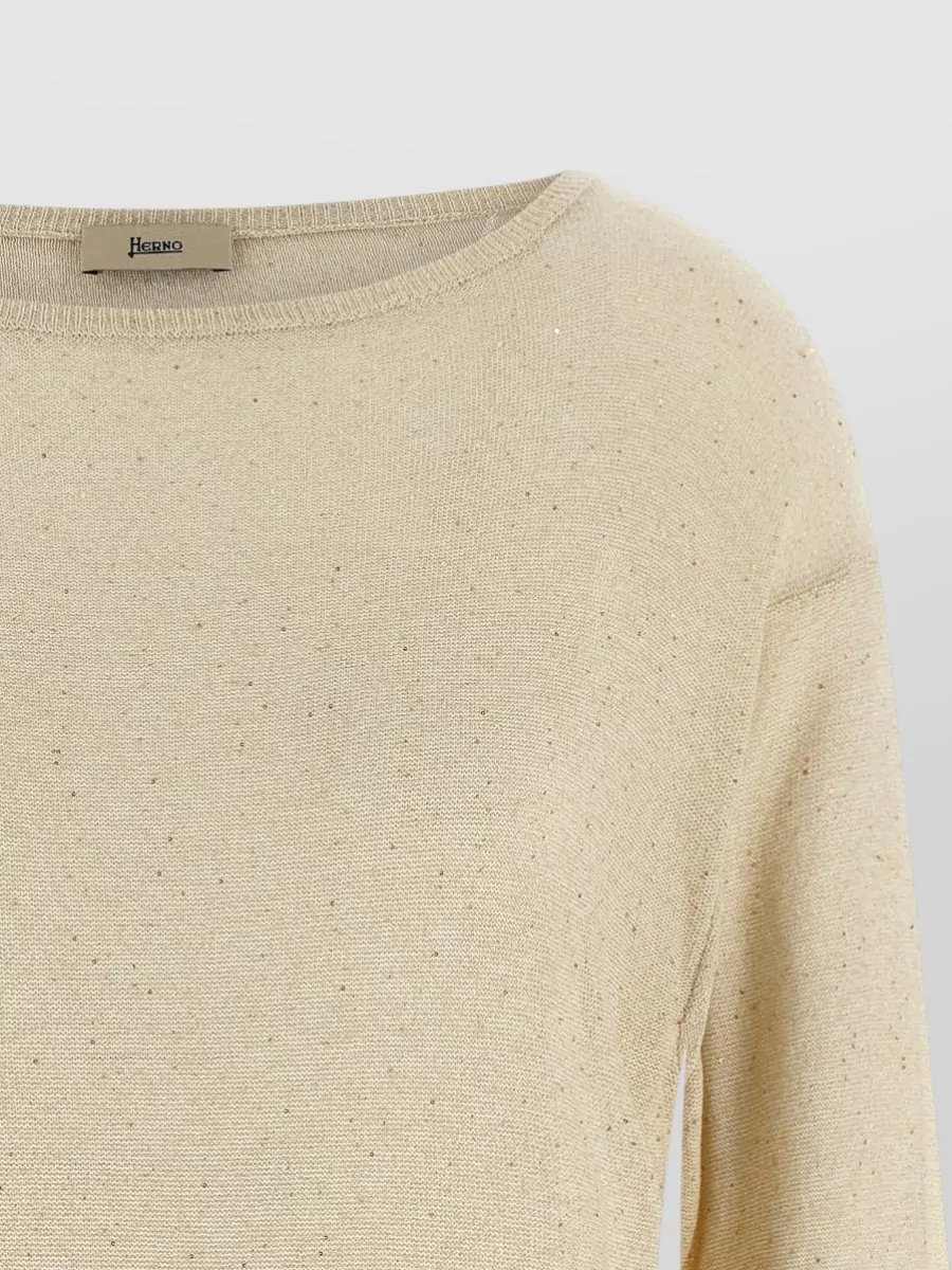 Herno Metallic Knit Sweater