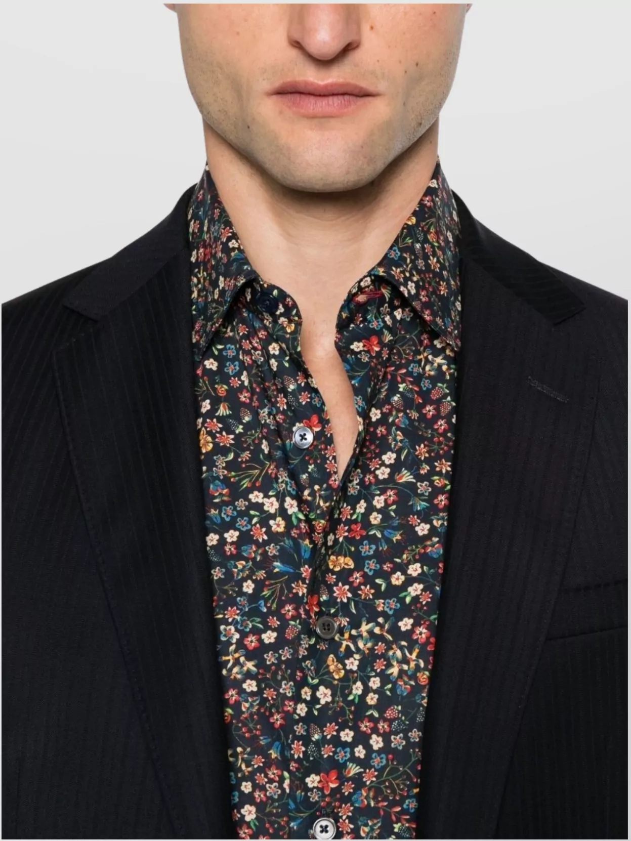 Paul Smith Multicolour Floral Long Sleeve Button-Down Shirt